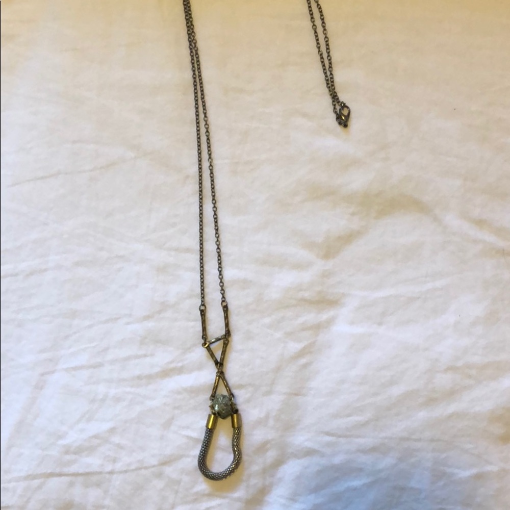 unique festival druzy stone necklace
